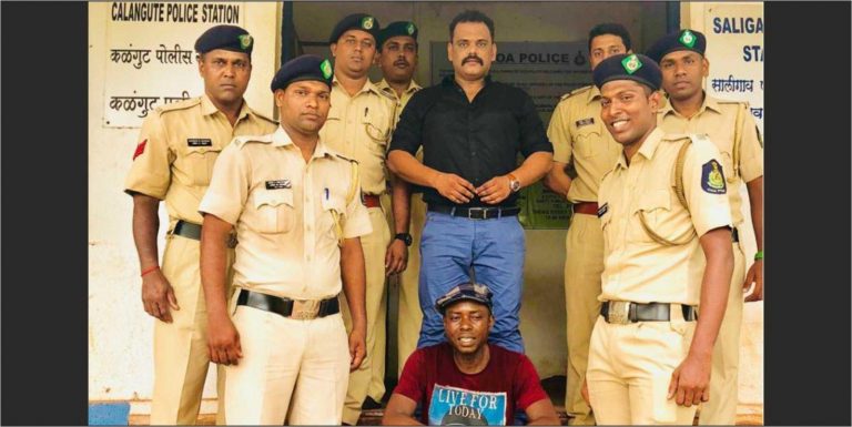 Nigerian national arrested with Charas and Ganja by Calangute police