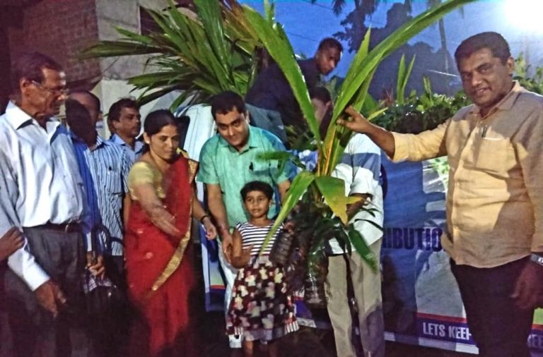 Goa Forward works to make Ponda green, distributes fruit bearing saplings