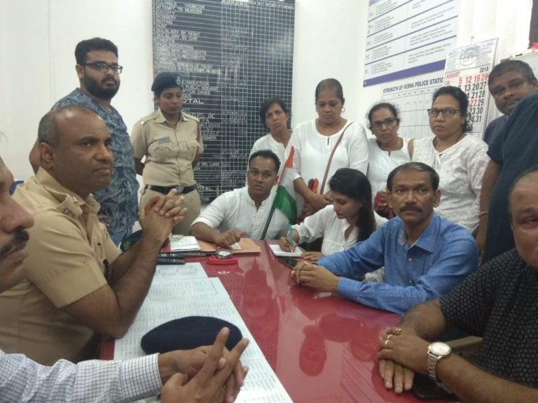 Congress workers detained after trying to protest at Cortalim