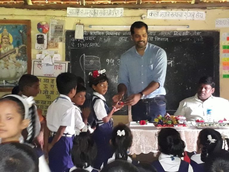 Govt Primary School, Mollar-Corlim celebrates Independence Day