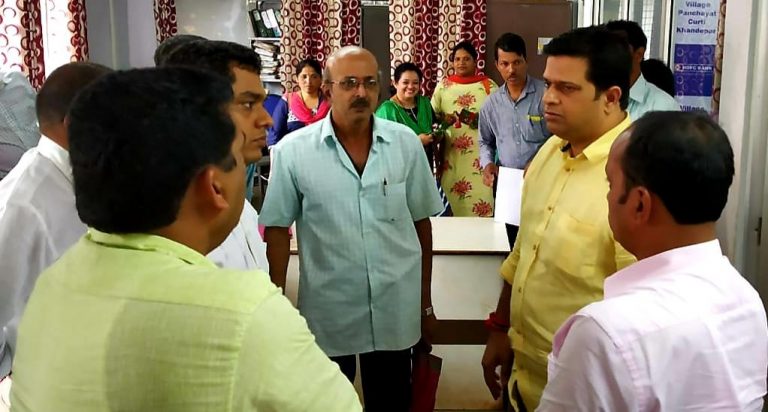 GOA: GFP minister Jayesh Salgaonkar visits Ponda constituency