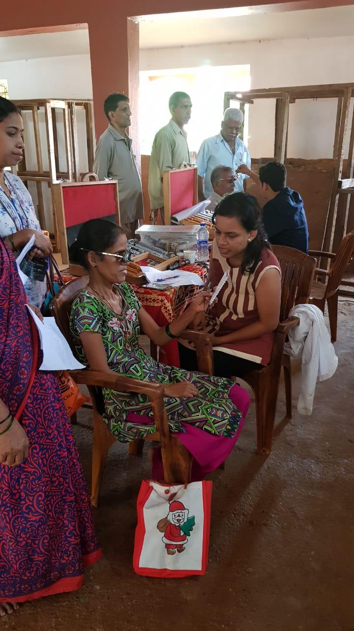 Shree Foundation holds free eye check up at St Estevam