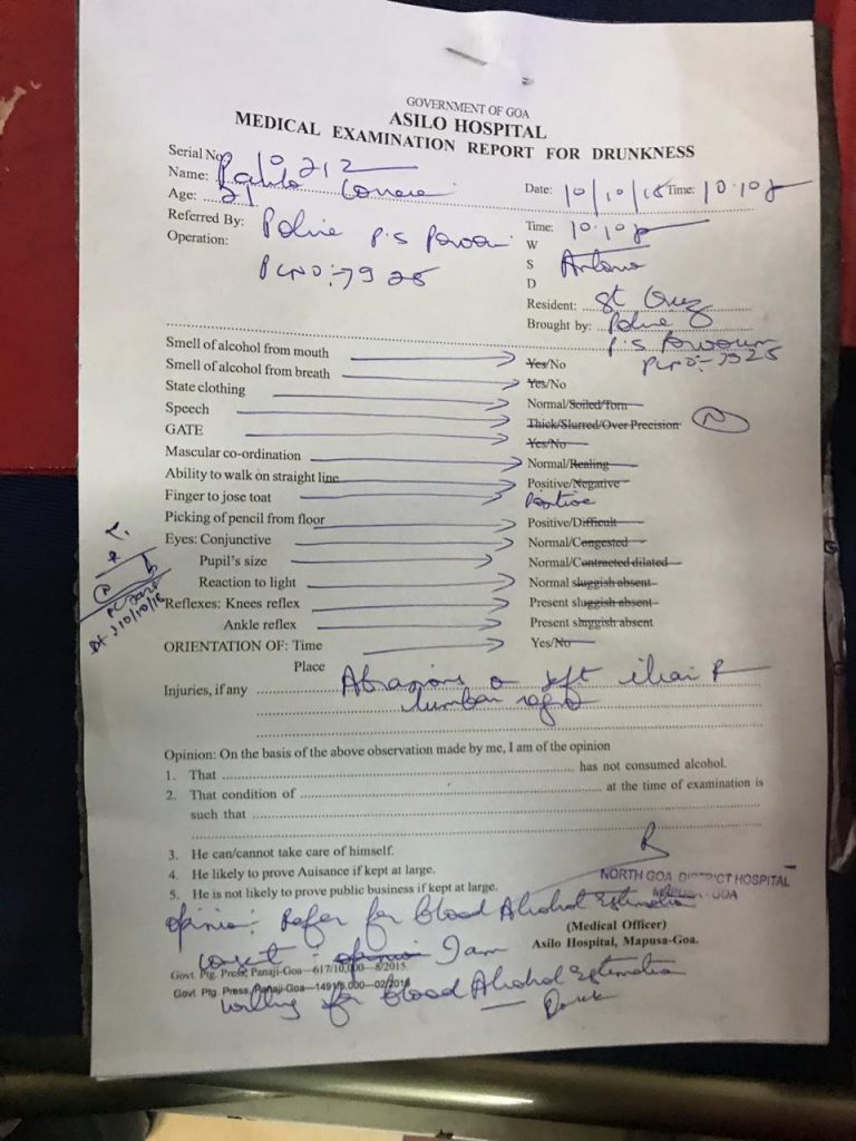 Prateik Babbar refuses blood test at Asilo Hospital