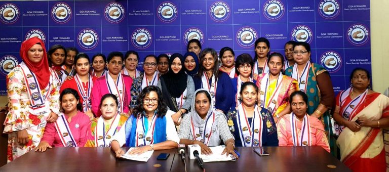 Goa Women Forward Committee announced, Ashma Sayed to head the wing