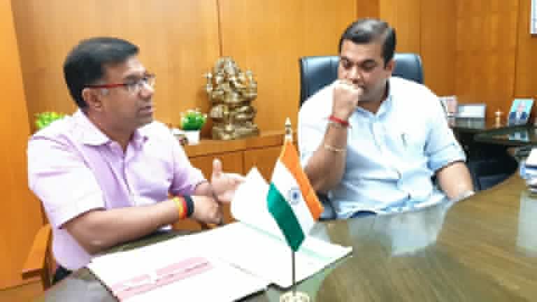 Rane meets Khaunte over Alvara Land issue, solution to be worked out soon