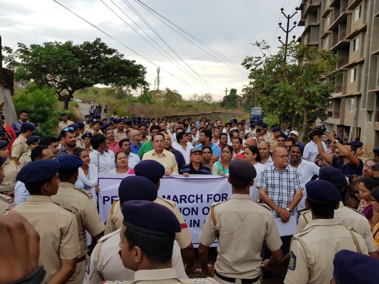 Opposition, NGOs protest outside private residence of CM, demands his resignation