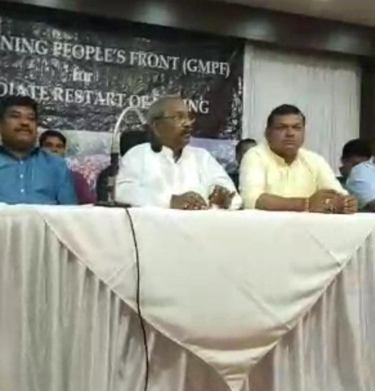 The mining dependents can have restrain till Dec 15, GMPF warns BJP