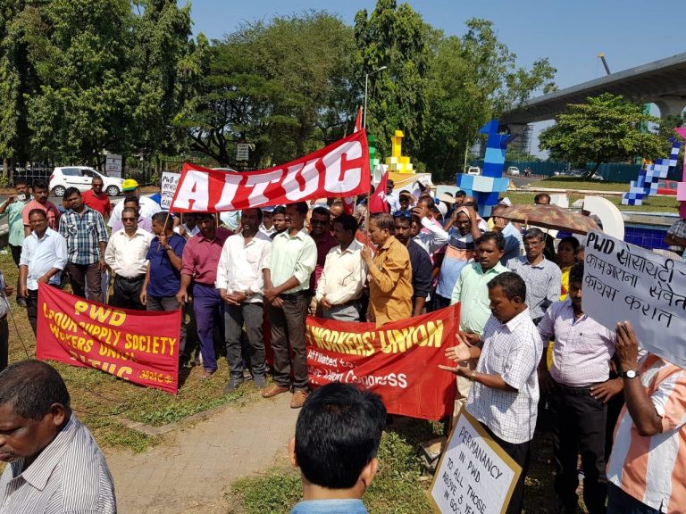 PWD contract workers stage protest; demands regularization in service 