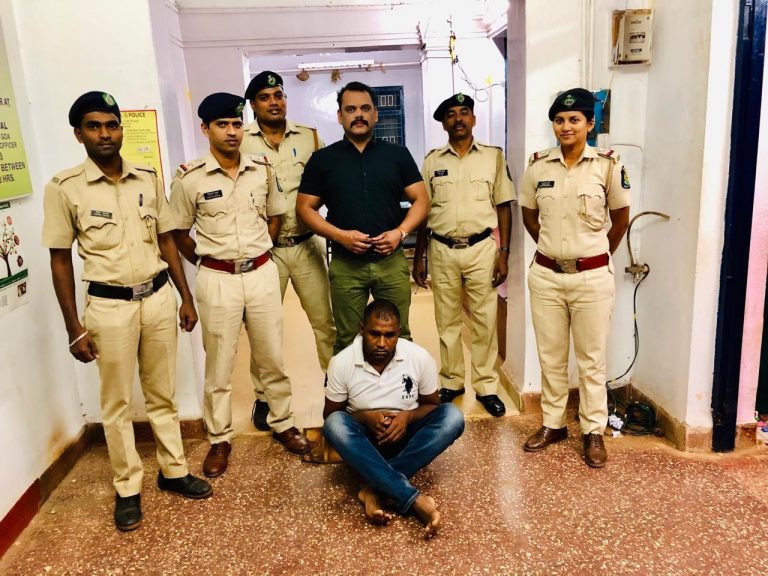 Prostitution raid at Calangute. One pimp arrested. Two victim girls rescued.