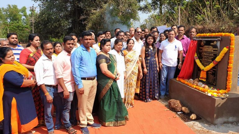 Foundation stones laid for various panchayat buildings in Sattari