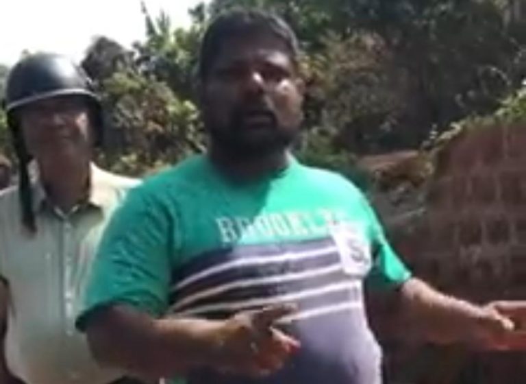 No fear of authorities, road digging continues at St Cruz