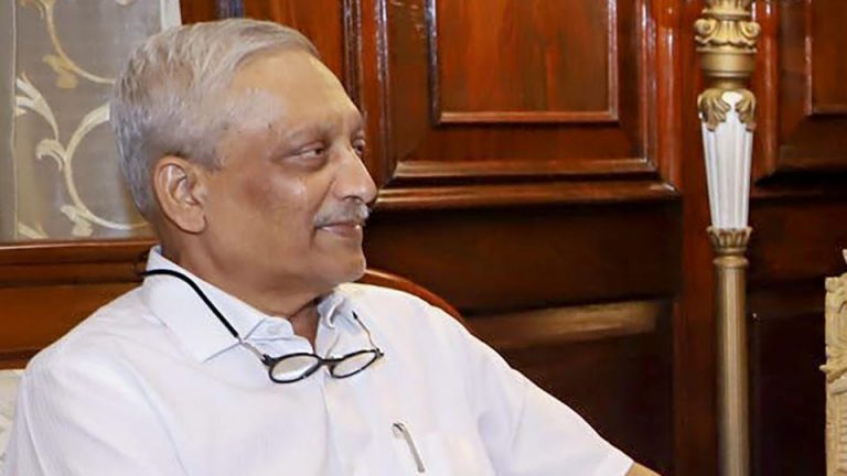 Back from Hospital, Parrikar congratulates IAF for strike against terror camps