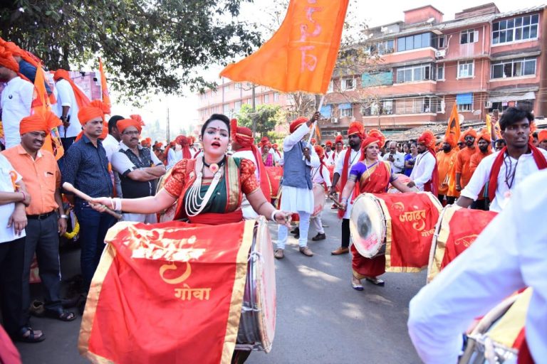 Padmaja Prabhu breaks into male fiefdom playing Dhol