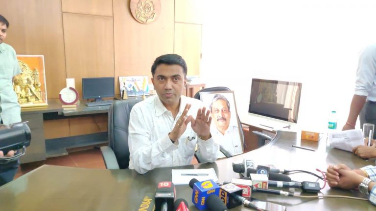 Floor test for CM Pramod Sawant today