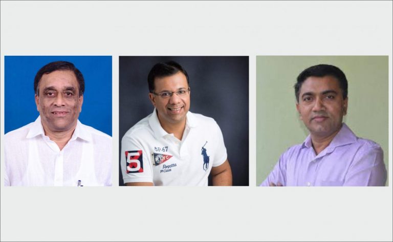 Vishwajit, Pramod, Sudin in New CM’s race