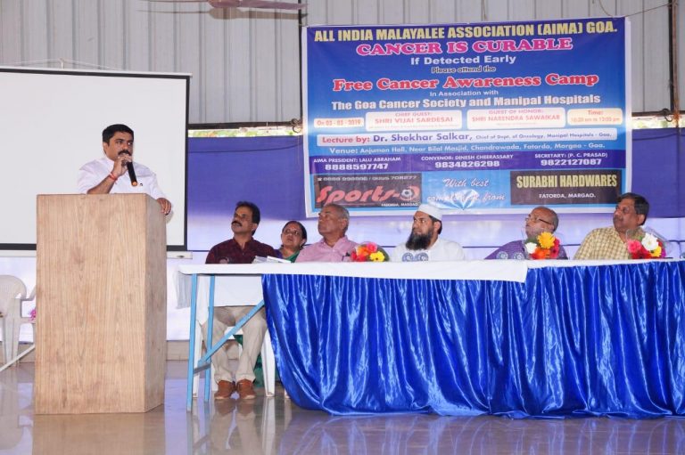 Cancer can not only kill dreams of patients but also of State: Vijai Sardesai