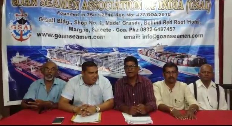 Goan Seamen Association of India thanked Vijai Sardesai over CDC issue