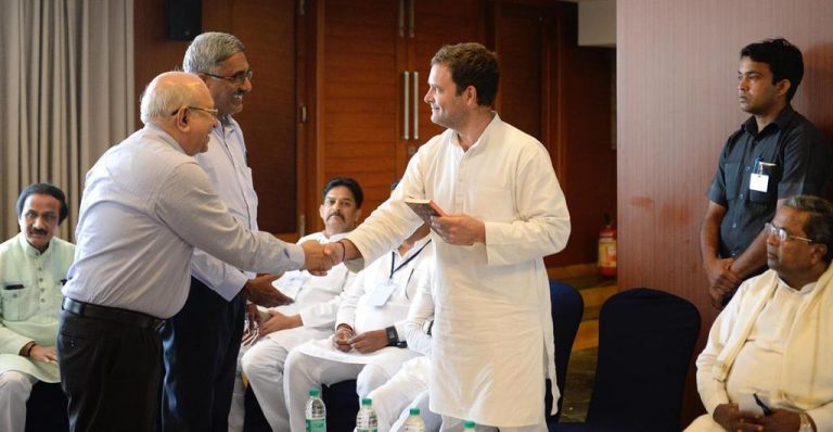 Dakshinayan’s mission South, meets RaGa in Hubballi, lobbies for Cleofato Coutinho