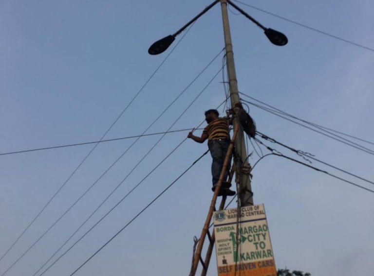 MMC removes illegal overhead data and TV cables