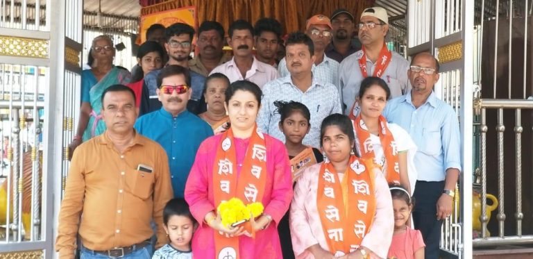 Shiv Sena candidate Rakhi Prabhudesai Naik begins her campaign