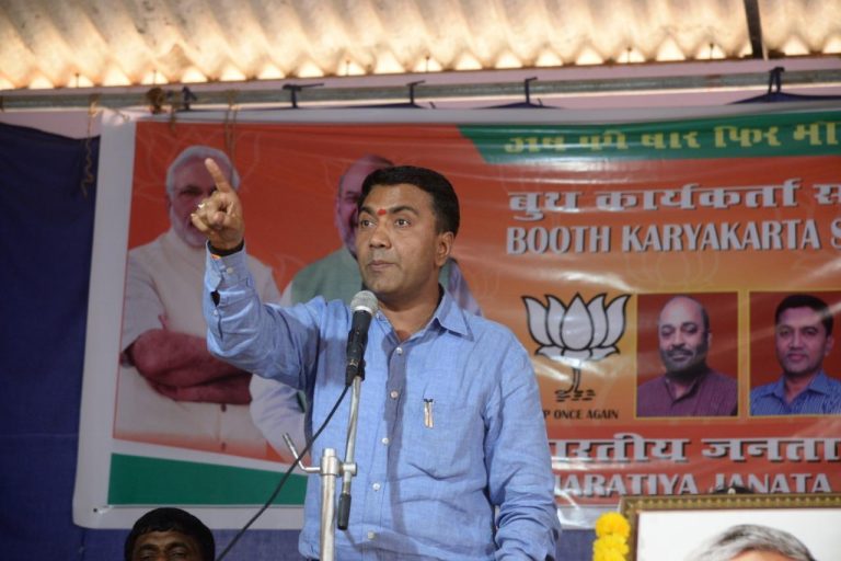Goa CM takes dig at Cong over ‘imported’ nominee in North Goa