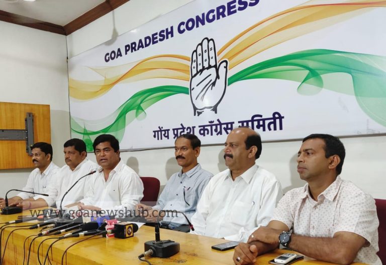Congress questions BJP over Family Raj in Mapusa, Panaji