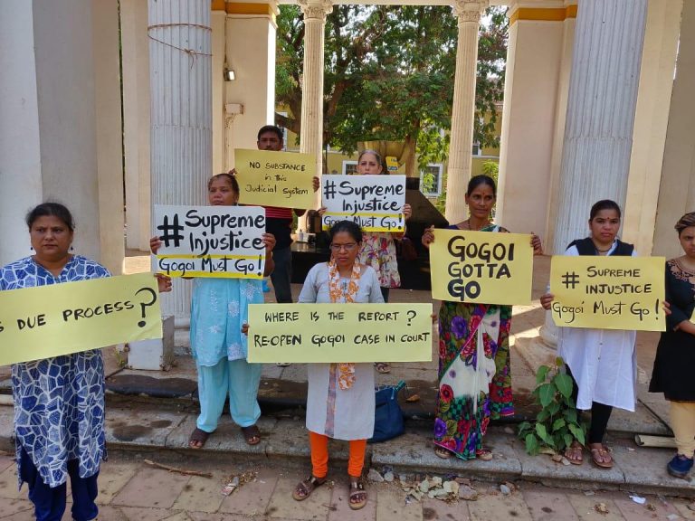 Women’s Organisations protest against clean chit to Gogoi