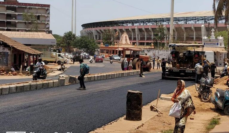 Fatorda road gets tarred ahead of monsoons