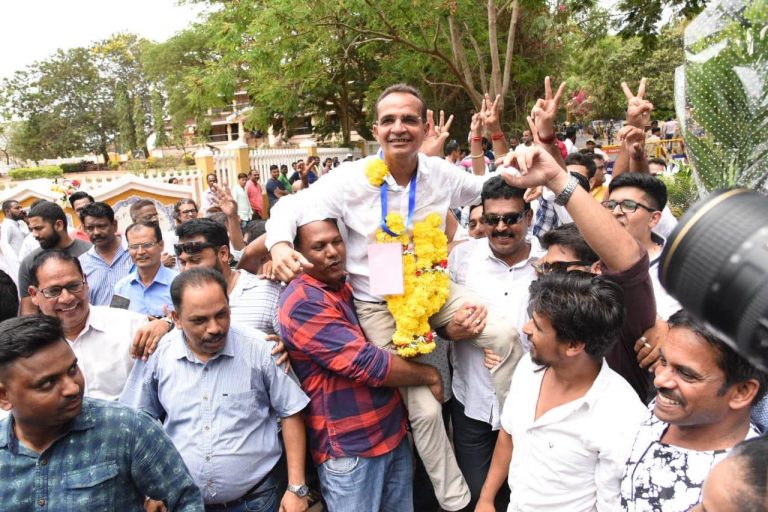 BJP loses Late Manohar Parrikar’s Panaji seat after 25 years 