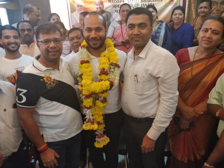 Joshua D’Souza is Mapusa MLA