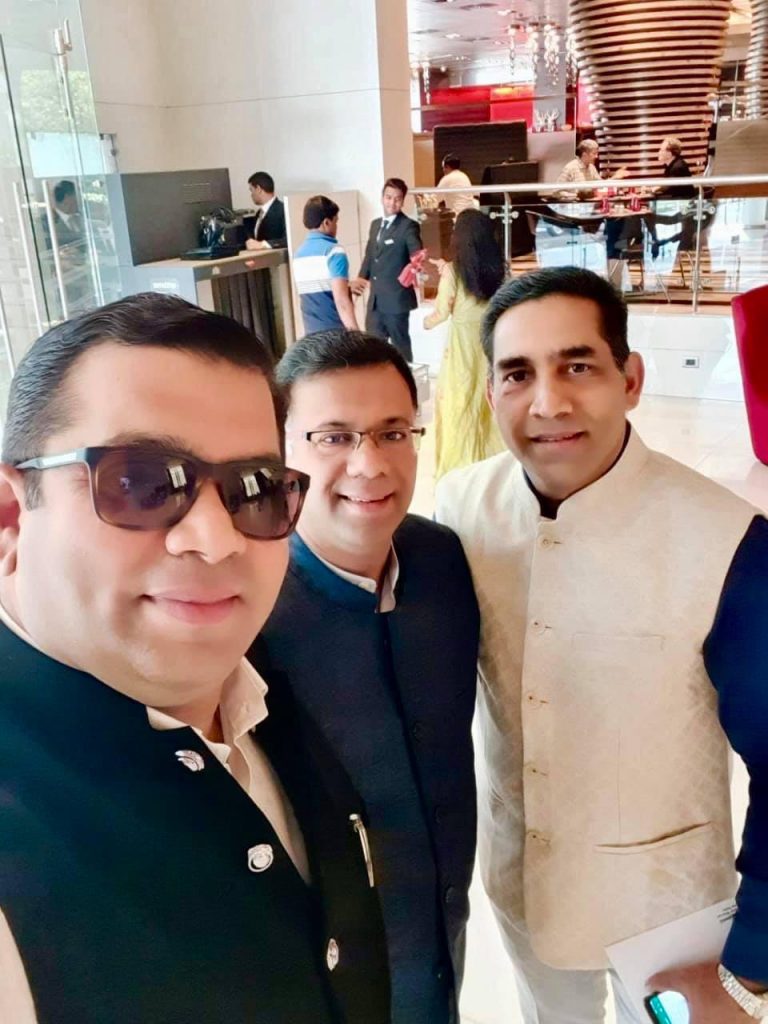 Vishwajit, Rohan, Govind in New Delhi to attend swearing in ceremony