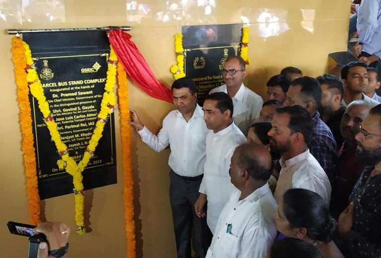Chief Minister inaugurates bus stand complex at Marcel