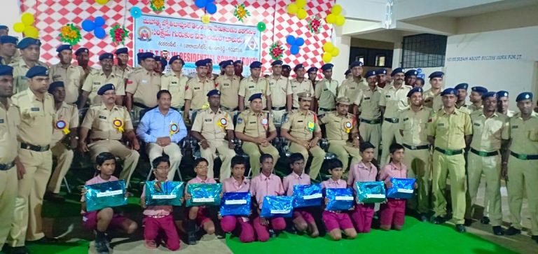 Service to the Society Program by Goa Armed Police in Telangana