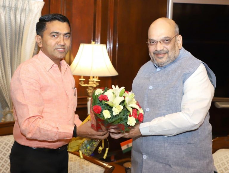 CM meets Union Home minister Amit Shah in Delhi