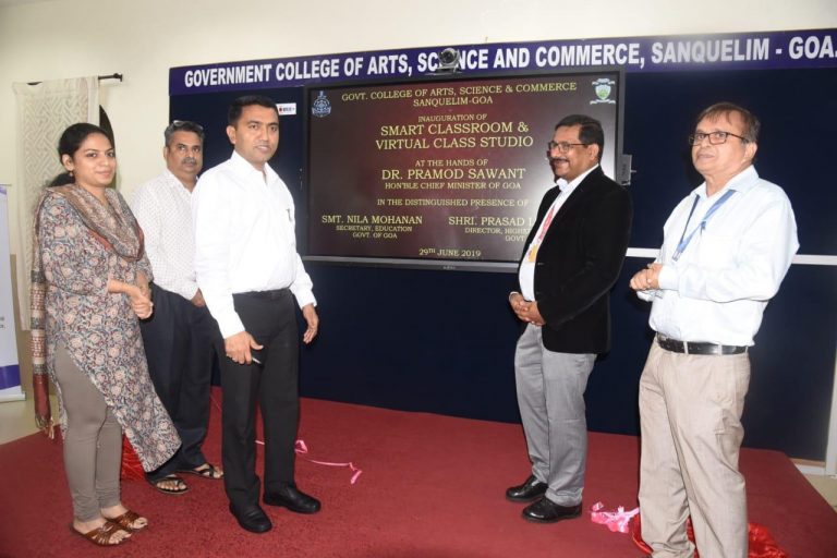 CM completes 100 days in chair, inaugurates smart classrooms at Sankhali