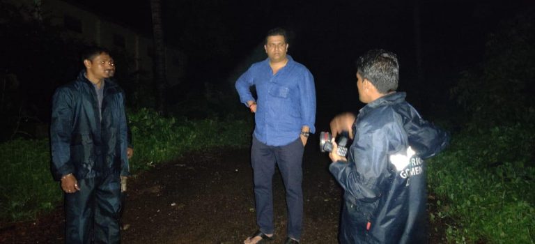 Late night duty for Jayesh Salgaoncar to ensure that people can sleep in peace