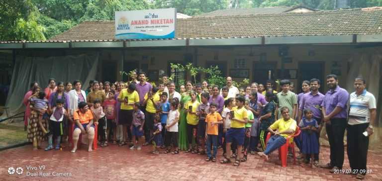 Plantation drive by special children in Mapusa