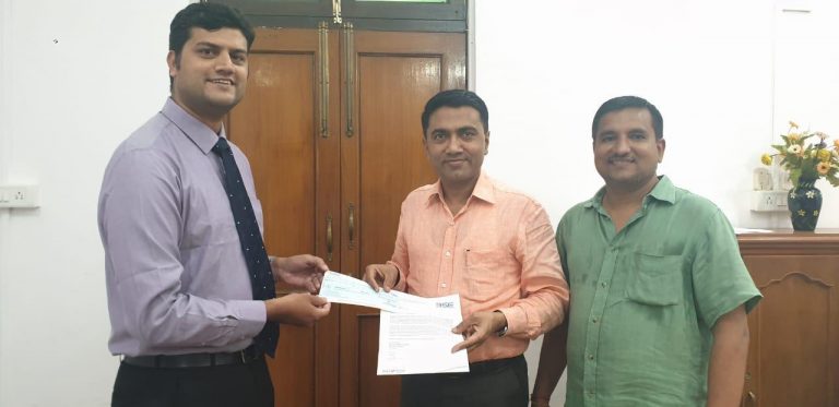 BSE donates Rs five lakh for Goa CM flood relief fund 