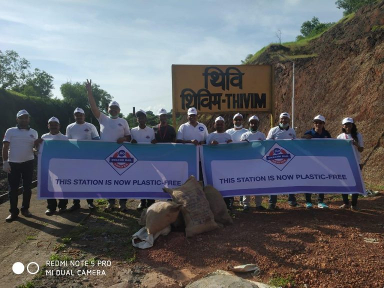 Jio employees join ‘Jio Swachh Rail Abhiyan’ at VASCO, MARGAO and TIVIM Railway Stations