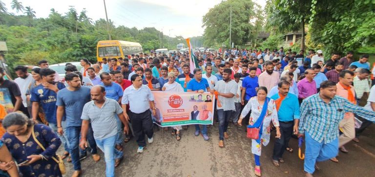 BJP and Congress holds march on Gandhi Jayanti