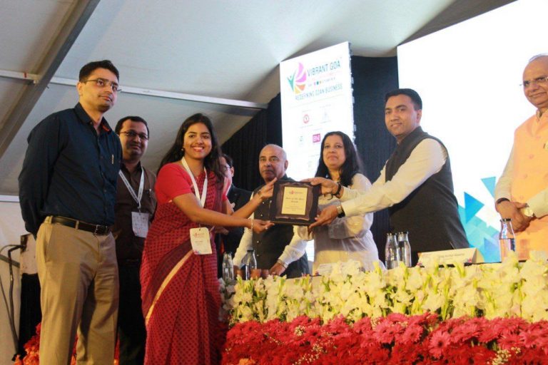 IT Dept stall awarded best booth during Vibrant Goa 