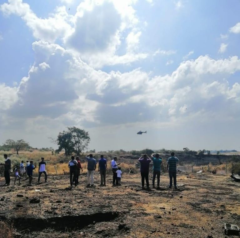 Navy MIG trainer crashes in Goa village both pilots safe