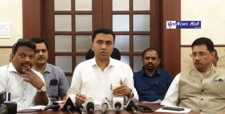 There is no fear of any disaster due to the ship: Pramod Sawant
