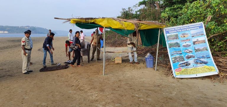 CCP cracks down illegally erected structures along Miramar beach