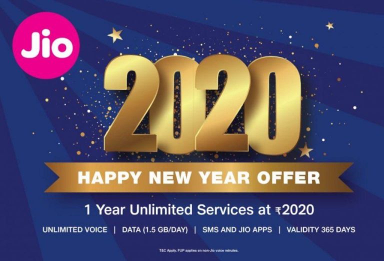 Jio unveils ‘2020 Happy New year offer’