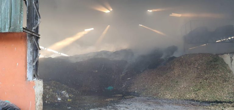 Waste Treatment facility in Panaji caught fire