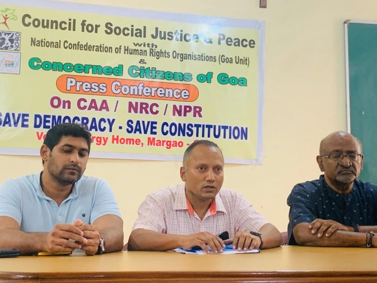 Goa Church backed organizations to hold public meeting against CAA