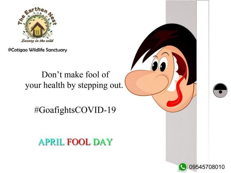 You can’t miss this message on April Fool Day
