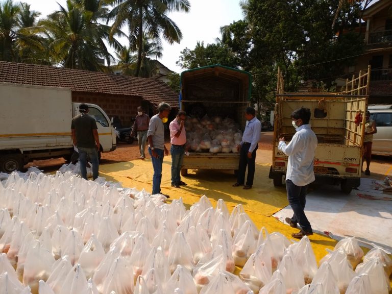 BJP Fatorda team reaches out to 3,000 people during lockdown