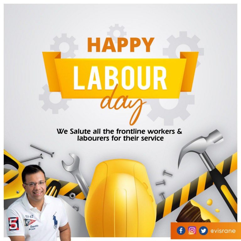 Vishwajit Rane dedicates Labour day to doctors, frontline workers